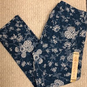 Ralph Lauren Floral Print Jeans